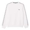 Sudadera de cuello redondo con franja de logo para hombre