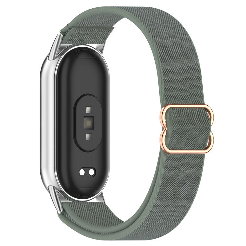 Nylon knit strap For Xiaomi band 9 8 NFC strap Elastic watch band For Xiaomi smart band 9 8 strap cover accessories