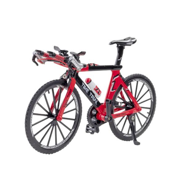 

Finger Mountain Bike Anti-Collision Small Detail Festival Present Alloy Bicycle Diecast Model for Kids красный