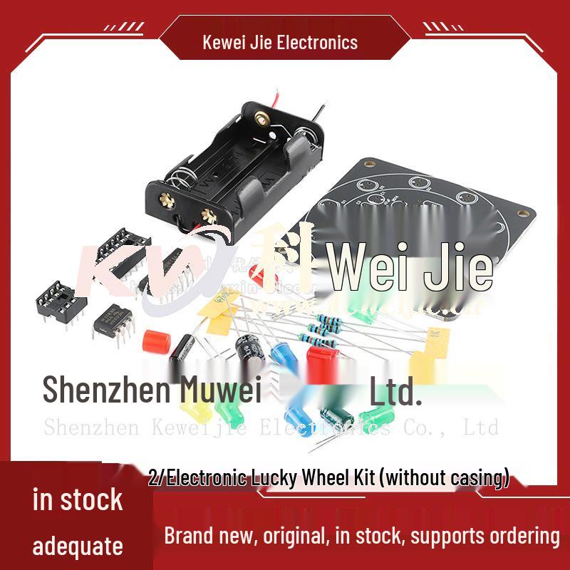 Электронное светодиодное колесо удачи - Набор для сборки своими руками - Веселая практика сборки печатной платы Standard