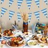 Oktoberfest Party Supplies: Beer Festival Banners, Balloons, Cake Toppers, and Flags.