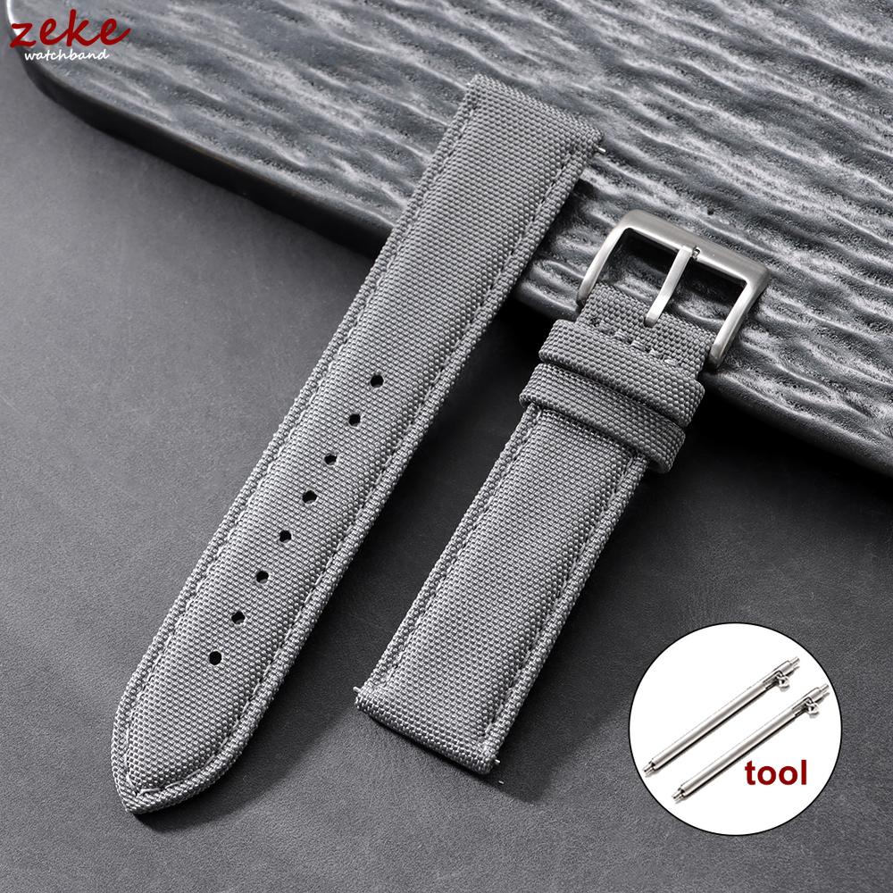 Quick Release Nylon Sailcloth Watch Strap 20mm 22mm Butterfly Buckle Band for Omega for Seiko Watchband New Smartwatch Wristband