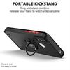 Fall prevention Armor Matte Case for Motorola Moto E7 PPWER E7i POWER 2021 Ring Stand Shockproof Cover