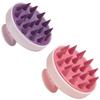 Silicone Shampoo Brush Head Scalp Massage Brush Hair Washing Comb Hair Massager Body Bath Shower Brush Salon Hairdressing Tools