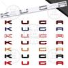 New Multicolored For Kuga Letter Metal Logo Badge 3D Stickers Trunk Emblem Decal Decoration Car Styling Accessories