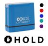 Printtoo Hold Self Inking Rubber Stamp Pre-Inked Office Stamp- Home Office Business Stationery, Black- 42 x 9