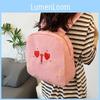 Cute Embroidered Expression Girls Backpack With Breathable Shoulder Straps For School And Daily Use