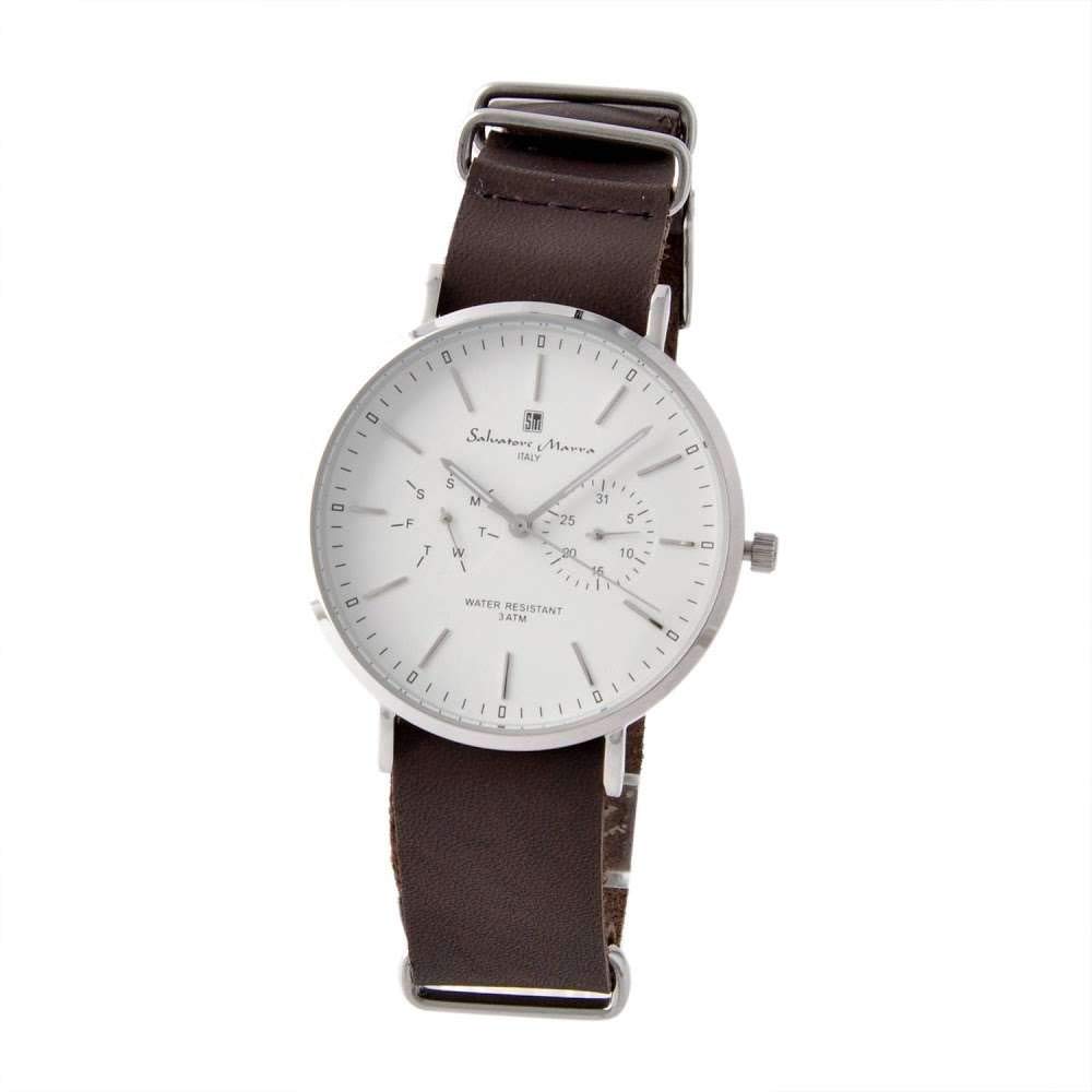 

Salvatore Marra SM15117-SSWHSV Men s Watch [Parallel Import]