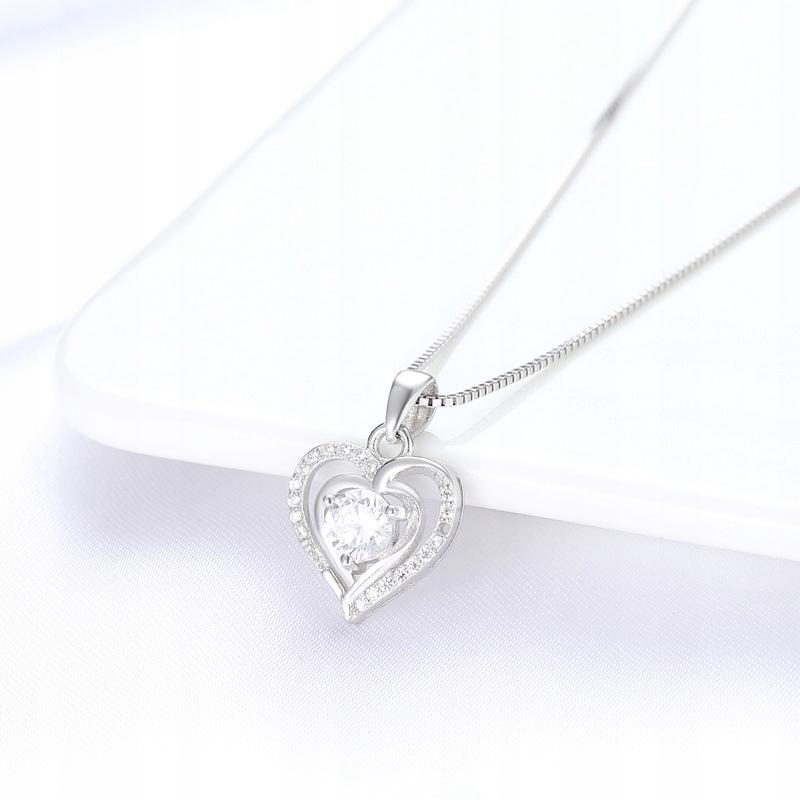 Eternal Rose In A Rotating Box Valentine's Day Gift Jewelry Box + Necklace