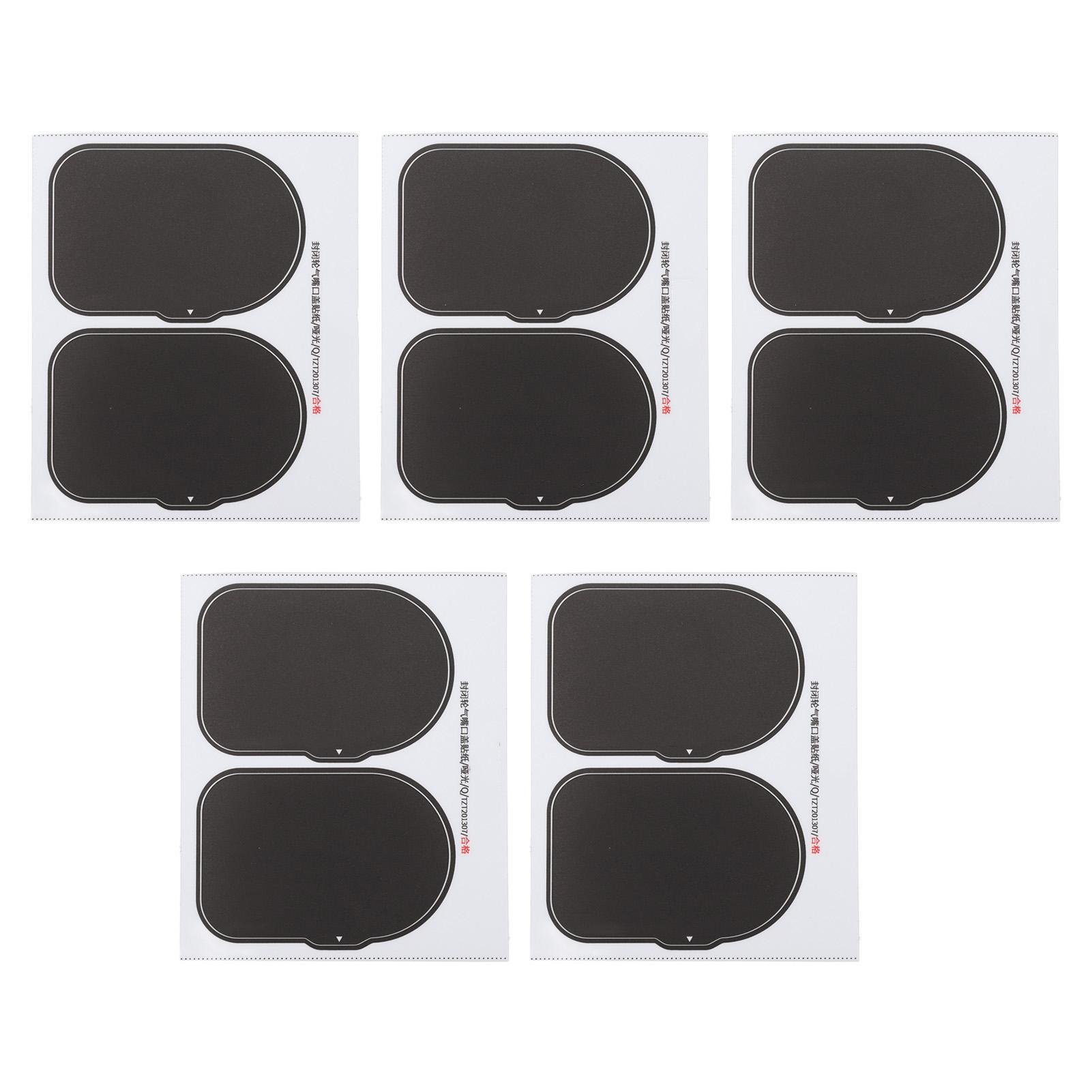 

Sealed Wheel Valve Cover Sticker Bubble Proof Strengthened Matte Mountain Bike Decorative Sticker for Accessory