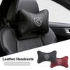 Car Seat Headrest Logo Neck Support Soft Adjustable Pillow For 5008 508 408 4008 308 3008 208 2008 Landtrek Rifter