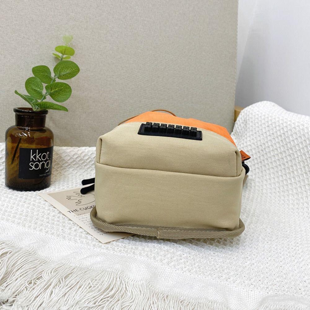 Contrast Color Water Bottle Holder Shoulder Strap Water Bottle Sling Bag Case  Tumbler
