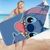 Stitch Zai Animation Beach Towel Microfiber Double-Sided Fleece Beach Towel Bath Towel Variety Square Towel Beach Towel