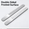 8 " Stainless Steel Electroplated Double-sided Matte Nail File, Pedicure and Manicure Sanding Strip
