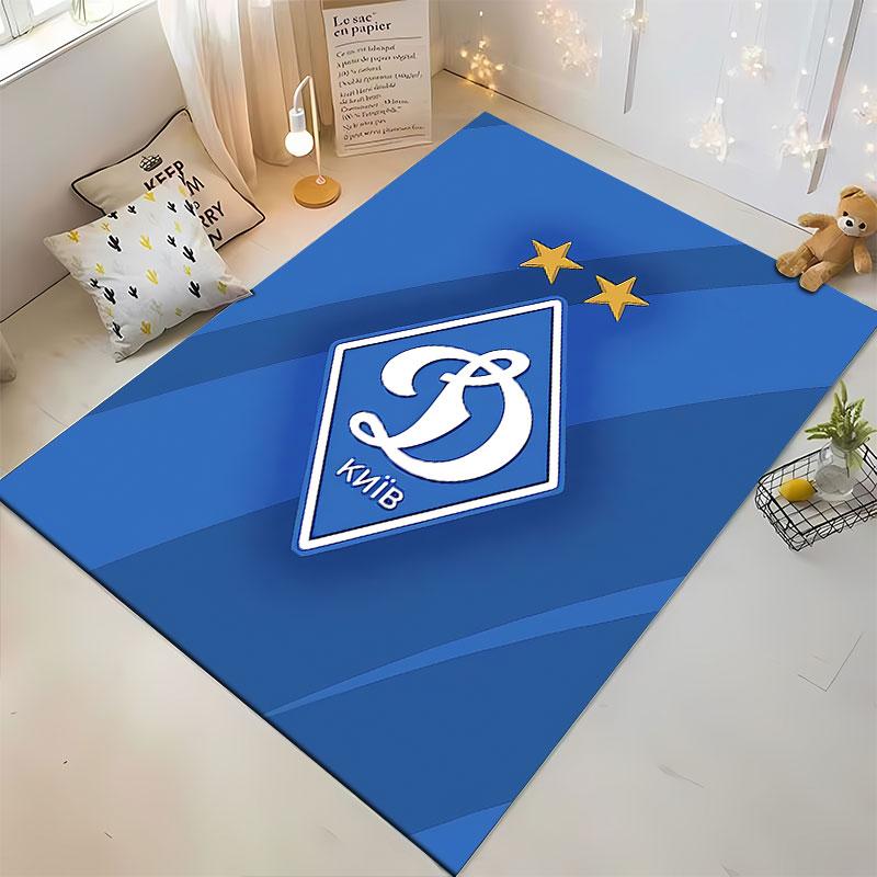 Blue Carpet with Star Logo suitable as a non-slip mat for the living room or bedroom sofa