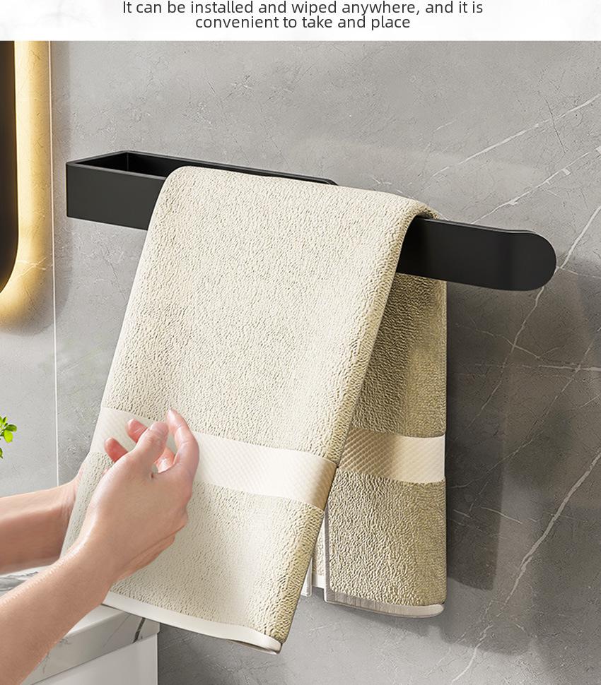 Stanzfreier Aluminium Handtuch- & Papierhalter Rack für Badezimmer