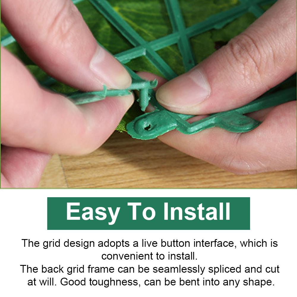 Artificial Hedges Ivy Leaf Garden Fence Roll Privacy Screen Wall Cover Decor