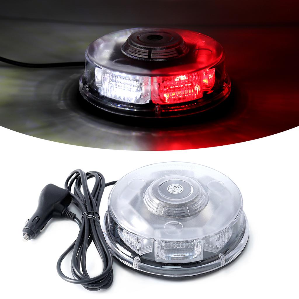 Magic colorM Police Light Flashing Beacon Strobe Alarm Signal LED Roof Warning  Emergency Lamp LED Red Blue Car Truck Magnetic