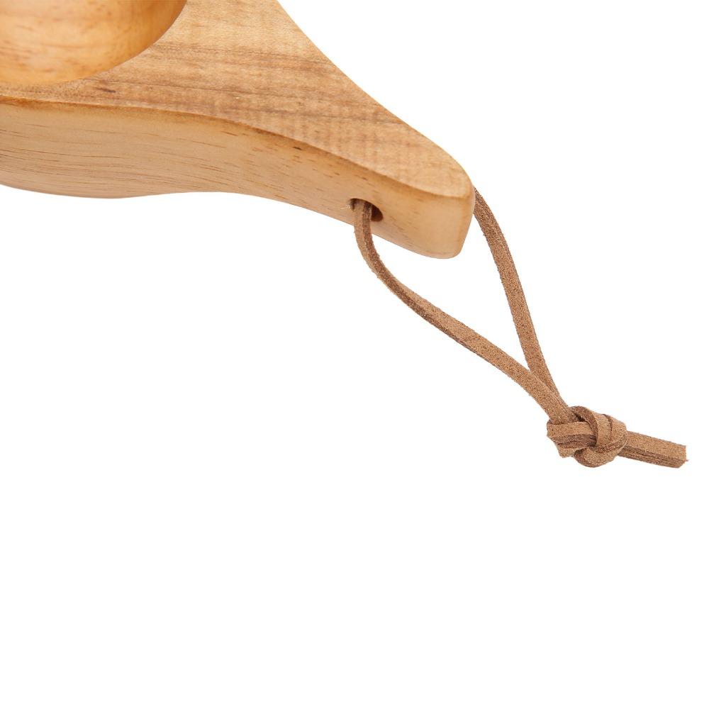 Kaffeetasse aus Kautschukholz, nordischer Stil, Holztasse, Wikinger-Kaffeetasse, tragbare Holztasse für Partys