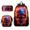 Peripheral backpack, skull schoolbag, student backpack pencil case