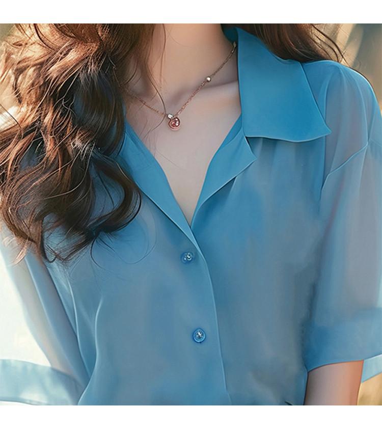 French High-End Sense Niche Unique Exquisite Shirt for Women