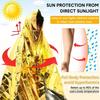 Lightweight Portable Emergency Blanket, All-Season Polyester Film Survival Blanket for Camping & Hiking