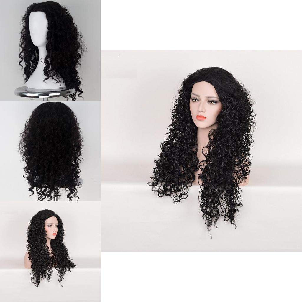 Atemberaubende Moana Maui Cosplay-Perücke mit luxuriösem schwarzem Afro-Kinky-Lockenhaar