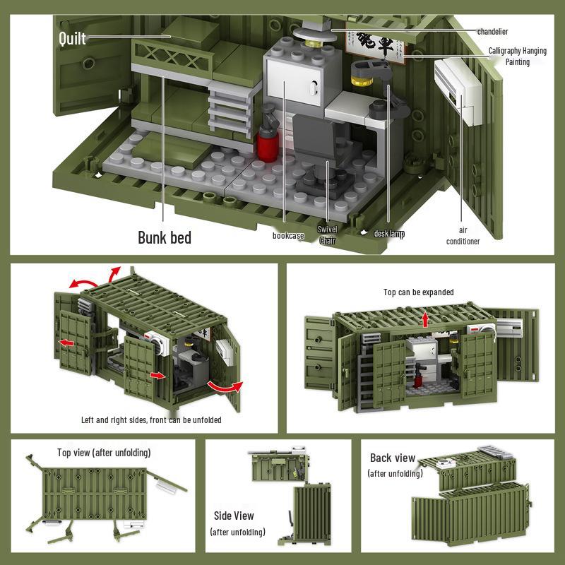 Toby Lion J781 Fire Pump Room Building Blocks