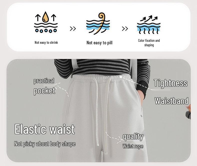 Girls' Wide-Leg Pants: Spring & Autumn Casual for Teens & Big Kids