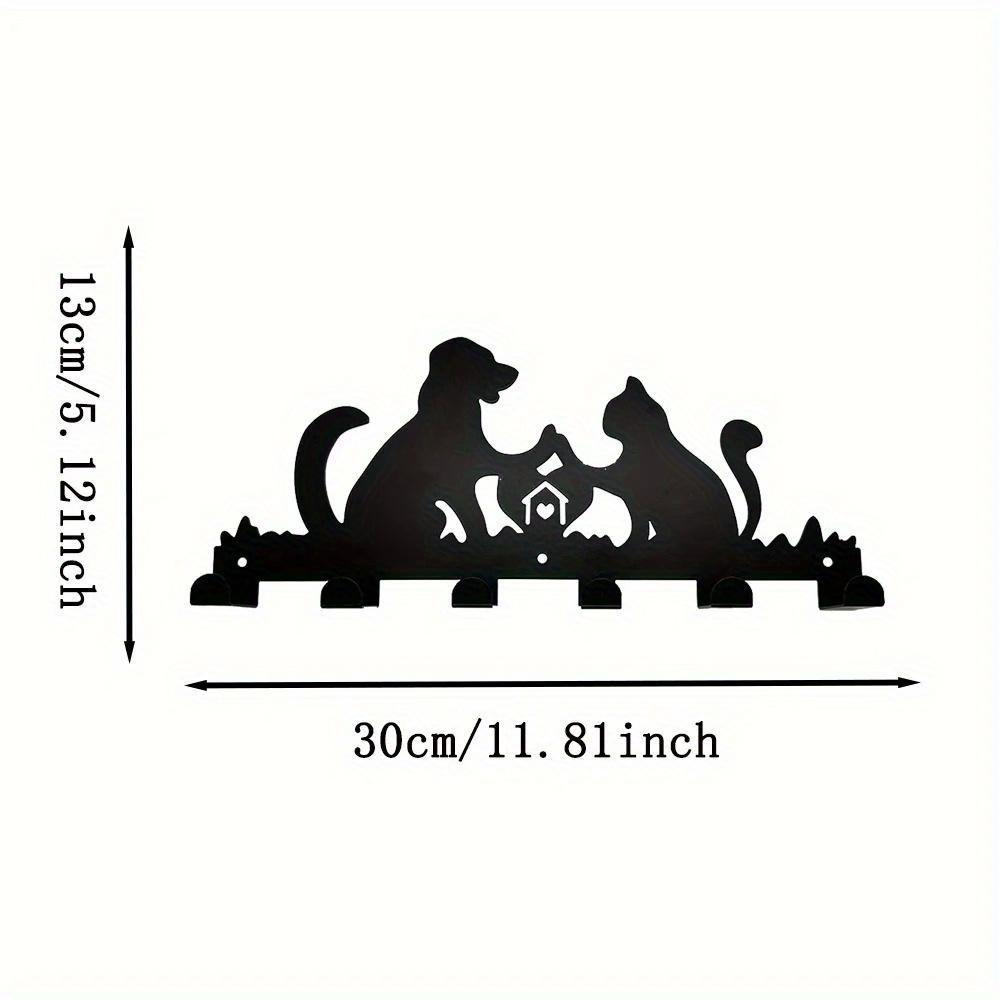 Черный металлический настенный вешалка для шляп сумок Антикварный Декор Крепление