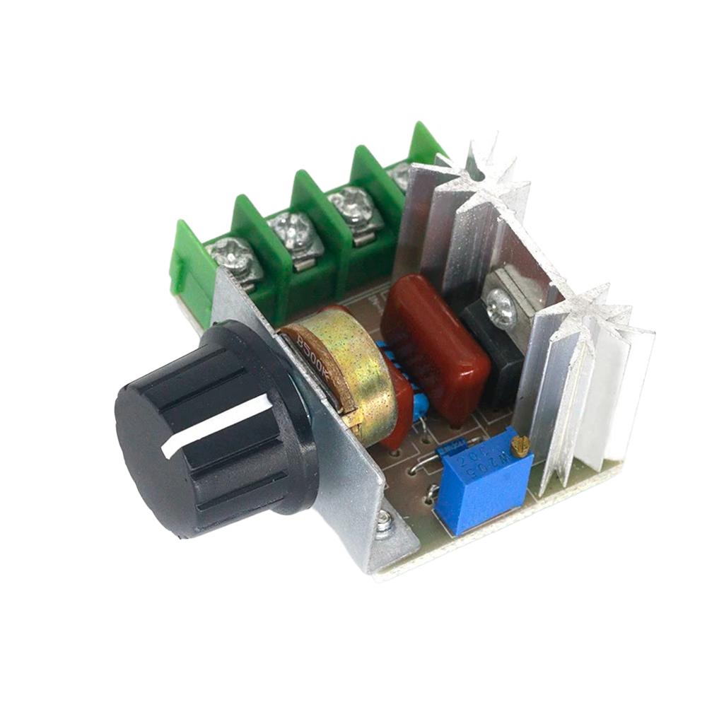 Voltage Regulator 2000 Watt AC 50 - 220 Volt Dimmer SCR Power Regulator Motor Speed Controller Home Improvement Regulators 2000W