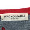 WACKO MARIA made in Japan Long sleeve V neck knit cardigan M black Men's Used