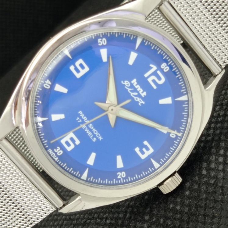 

Б/У HMT PILOT INDIAN МУЖСКИЕ МЕХАНИЧЕСКИЕ ЧАСЫ a318415-1 Sku610d-a318415