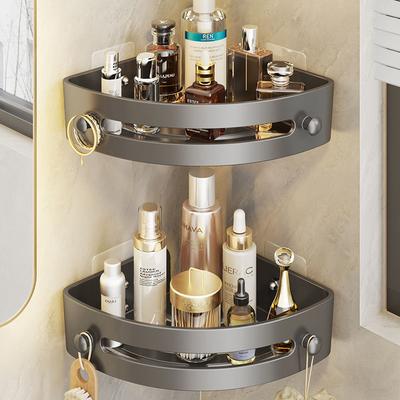 Bez wiercenia półka łazienkowa toaleta umywalka toaleta wisząca na ścianie trójkątna półka do przechowywania półka toaletowa