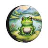 Happy Frog Spare Tire Cover for Toyota Land Cruiser Prado 4WD 4x4 Trailer Car Wheel Protector 14" 15" 16" 17" Inch