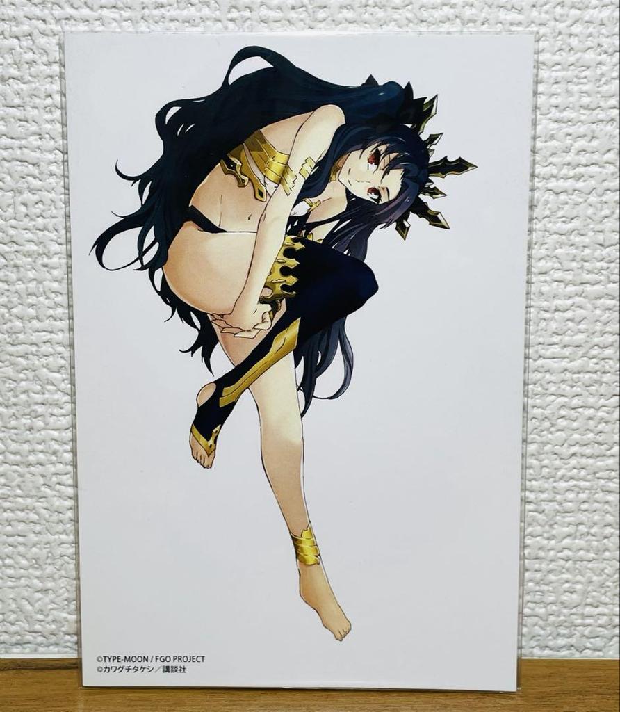 [USED] Fate FGO Melon Books Bonus Illustration Card Ishtar Tohsaka Rin