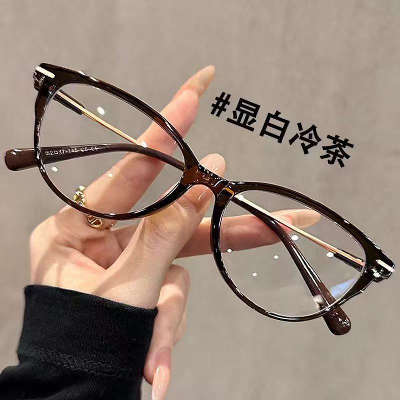 HD Fashion Anti-Blue Light Cat Eye Reading Glasses for Elderly - Versatile Business and Casual Style