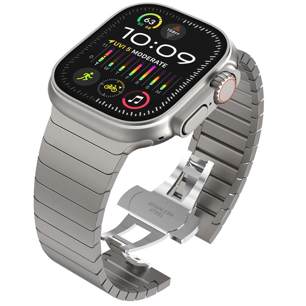 Metal Band For Apple Watch 46mm Strap Stainless Steel Watchband For Iwatch Series 11 10 Ultra 49mm 42/44/45/40mm Business 2028