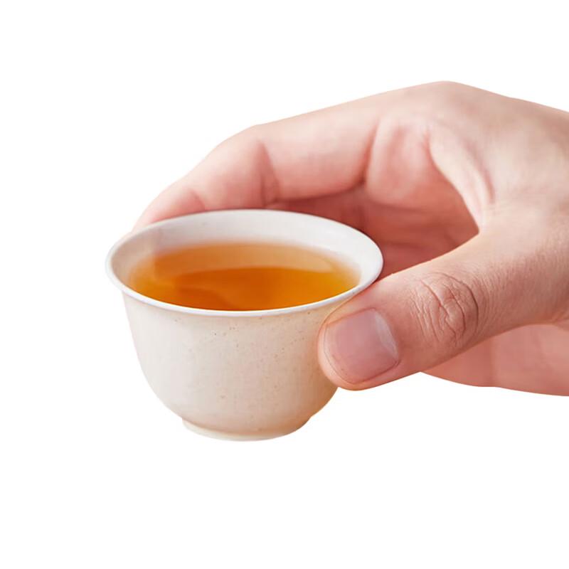Batinu Disposable Rice Husk Small Tea Cups, 50-pack