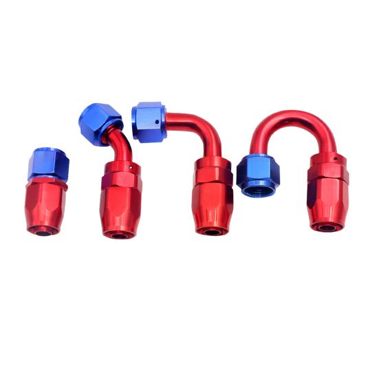 AN8 Utmärkt vridbar slangände 0-90 grader Hållbar hög precision