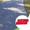 Concrete Stamps Mat Stamp Stone Tile Texture Polyurethane Red Reusable Floor for Patios