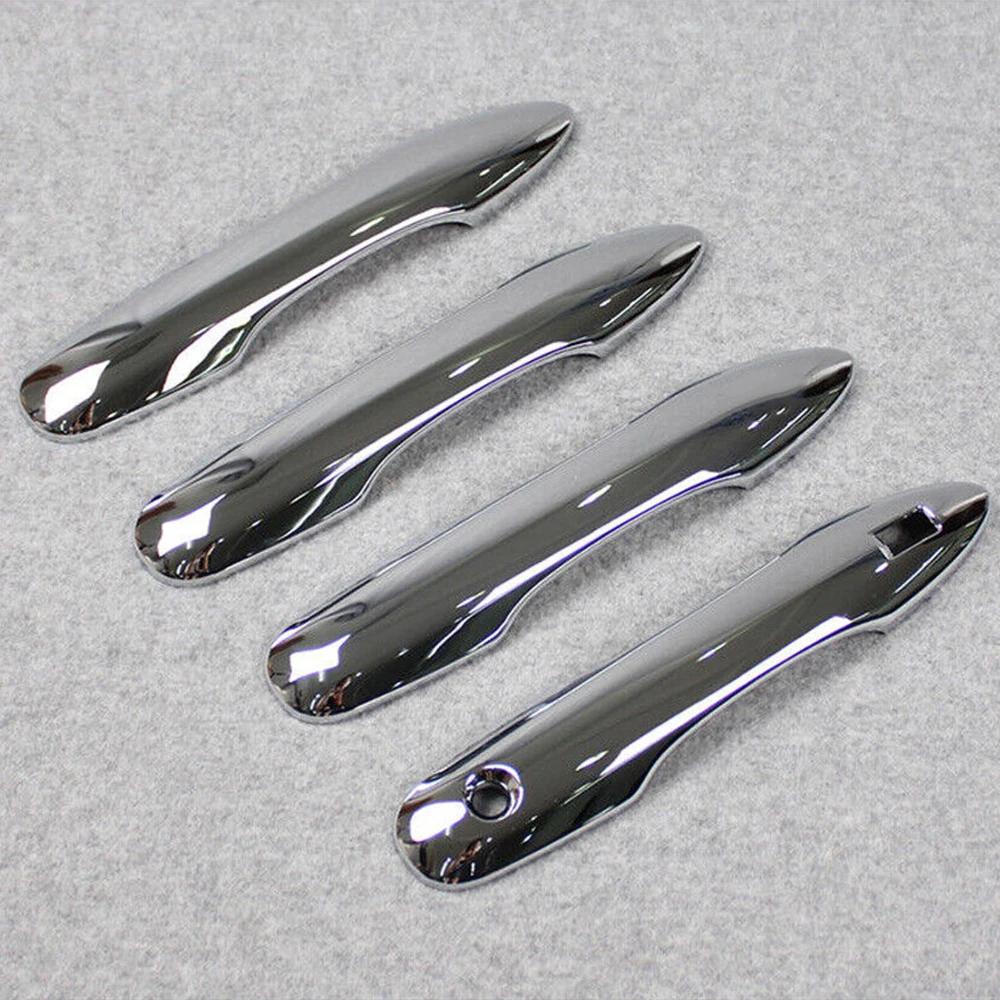 4x for Toyota Yaris Cross Hybrid 2025 2025 XP210 Stickers 2025 2020 Chrome Car Door Handle Cover Trim Styling White Accessories