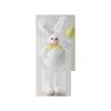 Huggable Material Easter Rabbit Figurine Cute Plush Easter Home Decoration  Girls Room Decor