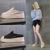 Fisherman Shoes Women's New Lace Mesh Outer Wear Cool Slippers Versatile Thick Soles Increase Height Breathable Casual Half Drag Tide