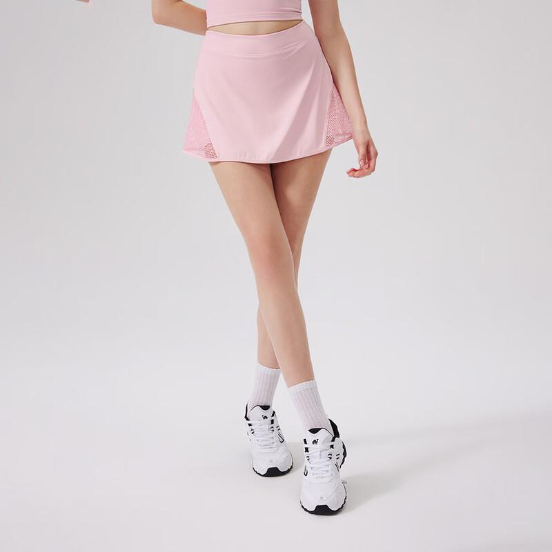 WEZHO 3D Mesh Yoga Sports Skirt with Built-in Shorts