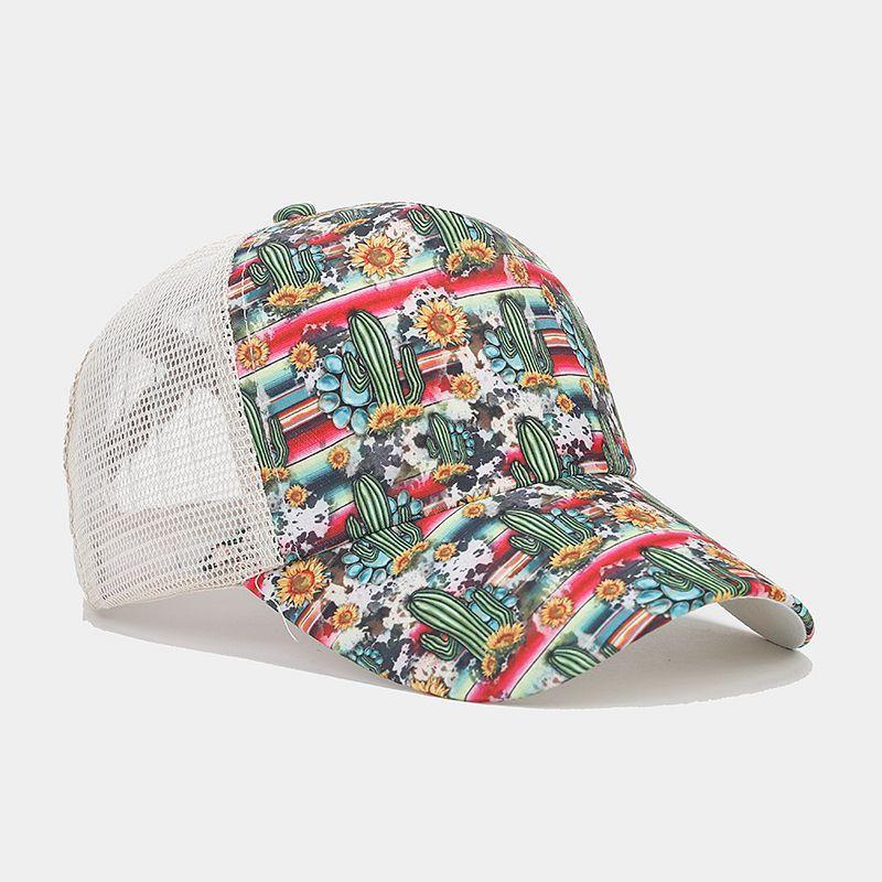 Cappellino da Baseball Estivo da Donna con Rete Traspirante in Poliestere per Protezione Solare Viaggi all'Aperto