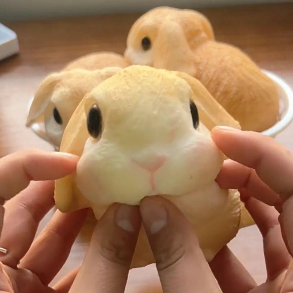 Animal Big Rabbit Squeeze Toy Cartoon Rabbit Fidget Toy Mini Ornaments