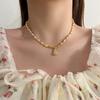 Pearl necklace women's niche light luxury design high-end fashion temperament collarbone chain neck chain sweater chain bead chain