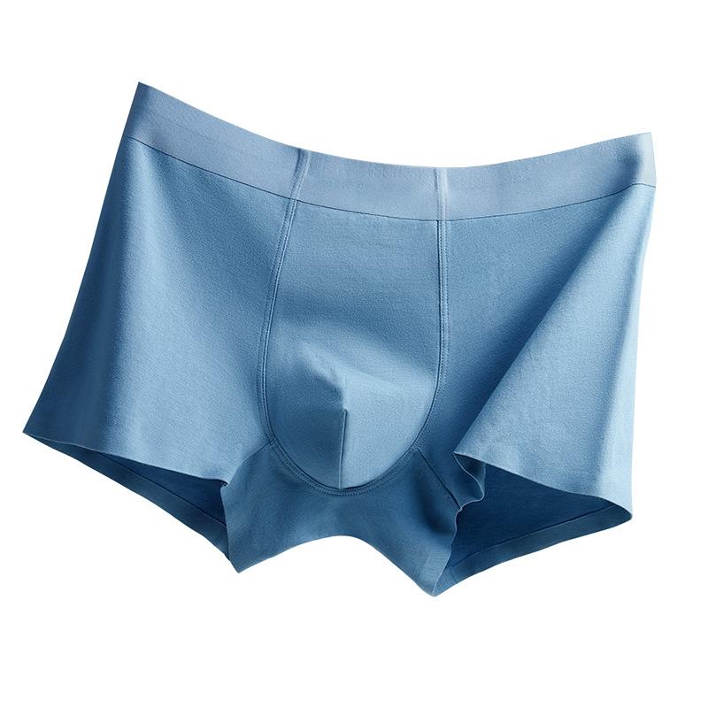 Plus Size Men's Summer Thin Pocket Breathable Non-mark Boxer Briefs