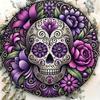 Vintage Metal Tin Sign Sugar Skull Wall Art Retro Decor For Home Bar Man Cave